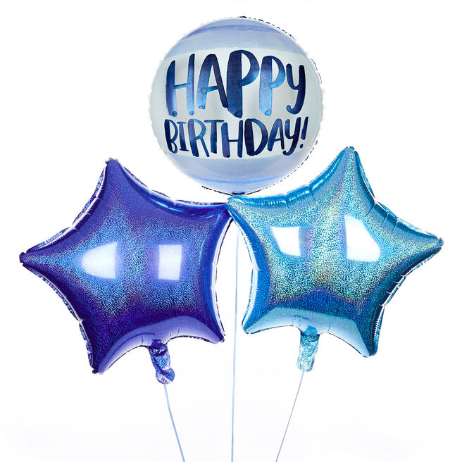 watercolour happy birthday balloon bouquet - the perfect gift!