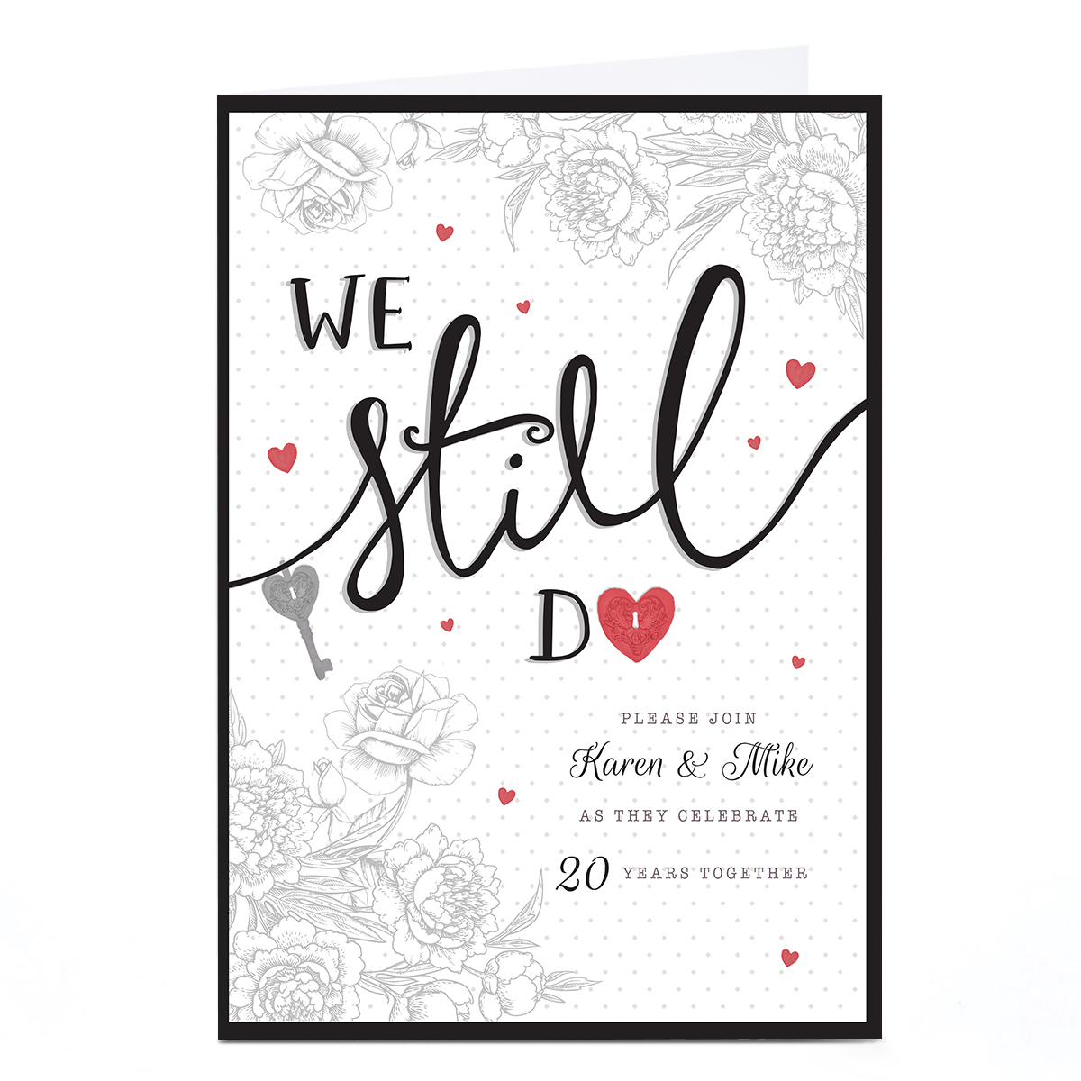 Personalised Anniversary Party Invitation - We Still Do