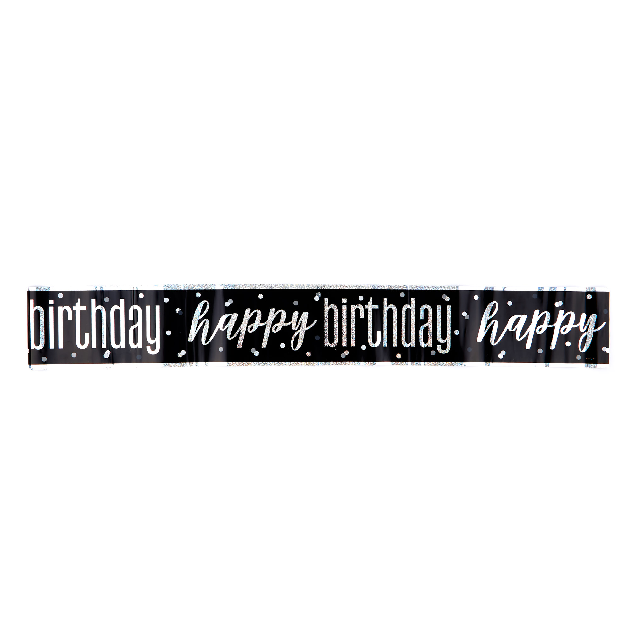 Black Happy Birthday Party Accessory Kit - 23 Pieces 