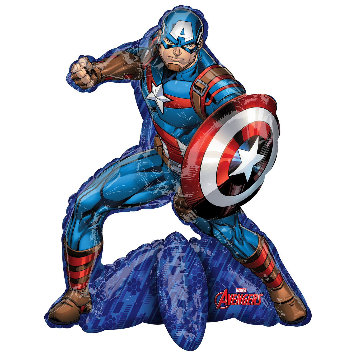 22-Inch Avengers Captain America Sitter Foil Balloon