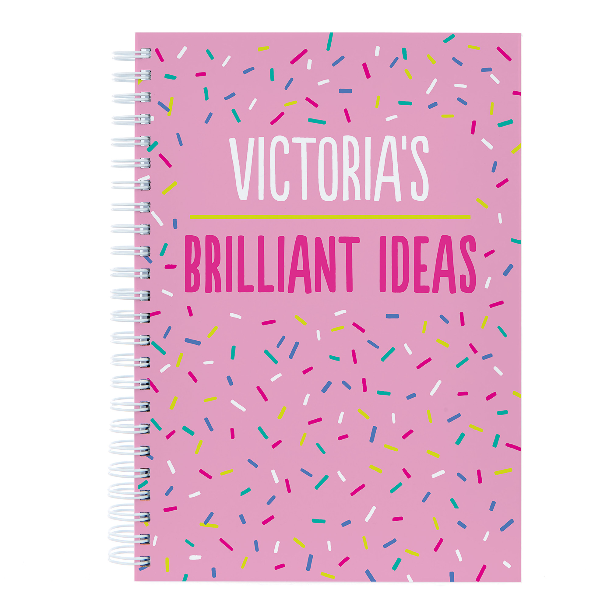 Personalised Brilliant Ideas Notebook 