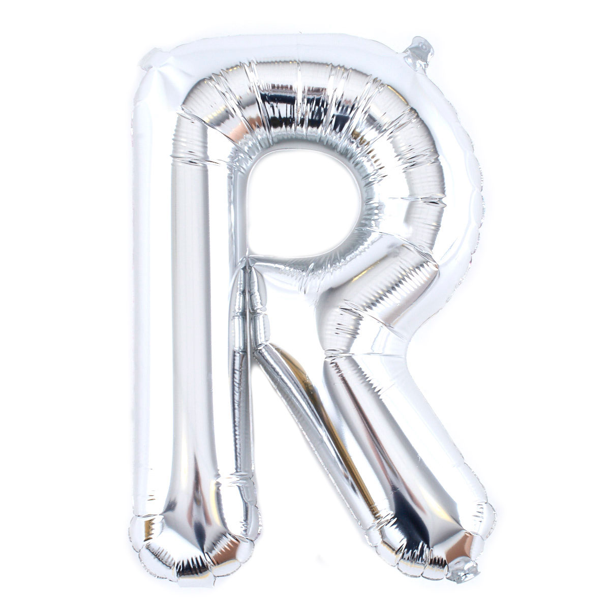 Silver Letter R Air-Inflated Balloon