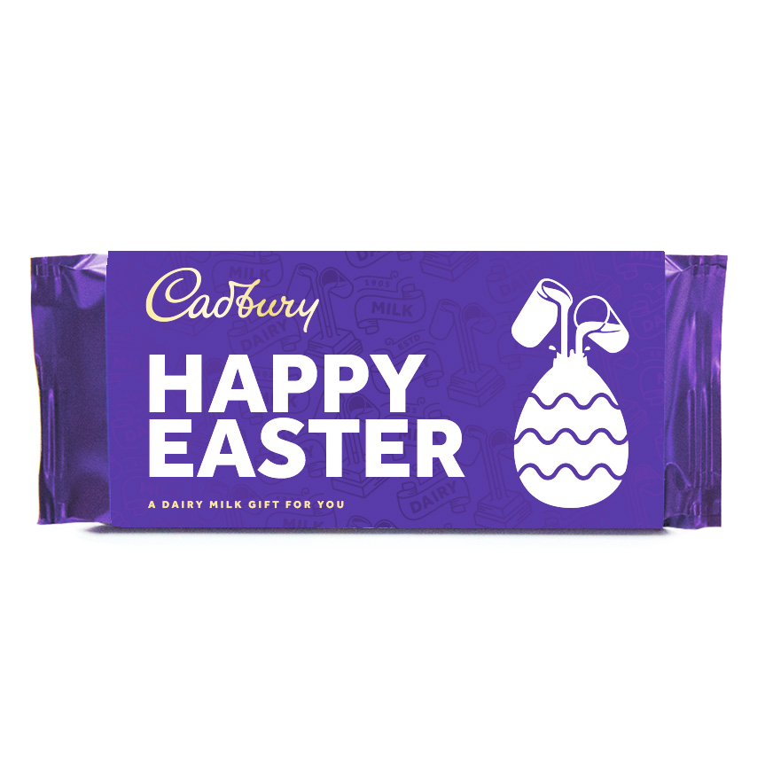 Buy G Cadbury Dairy Milk Chocolate Bar Happy Easter For Gbp