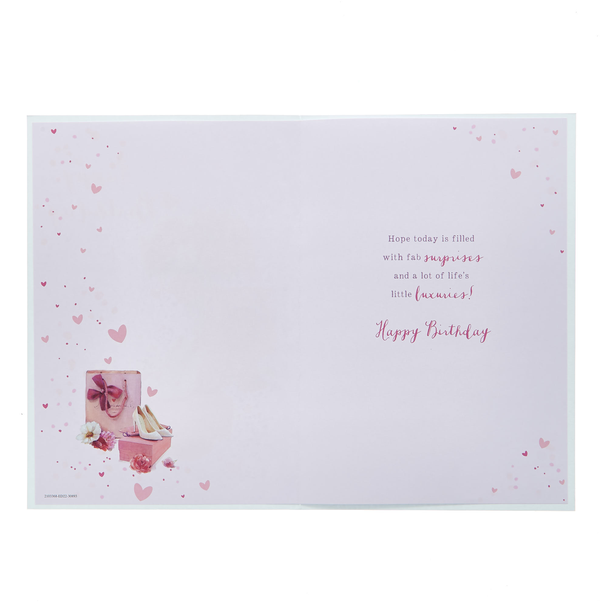 Birthday Card - Any Recipient Shoes & Flowers
