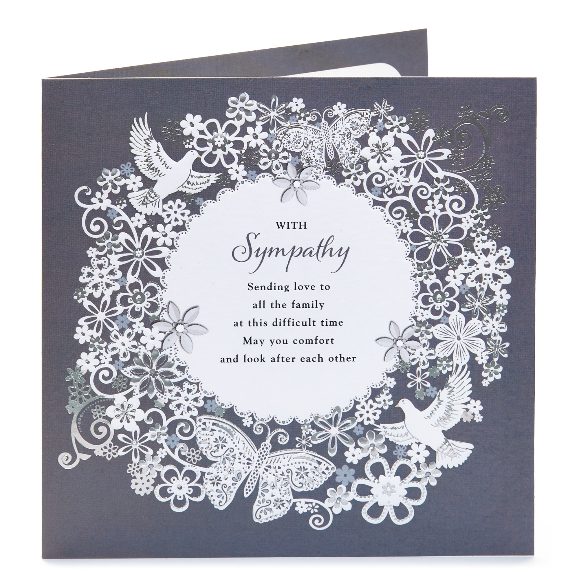 Sympathy Card - Love To All The Family
