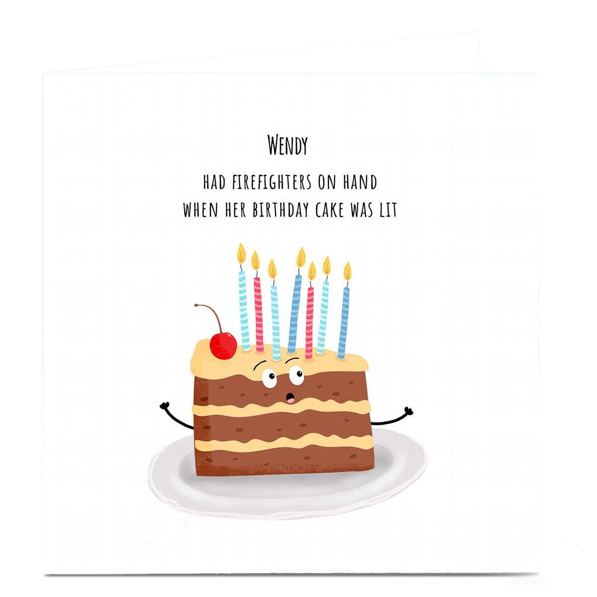 Cake & Candles Clear Label - Custom Birthday Stickers -XOXOKristen