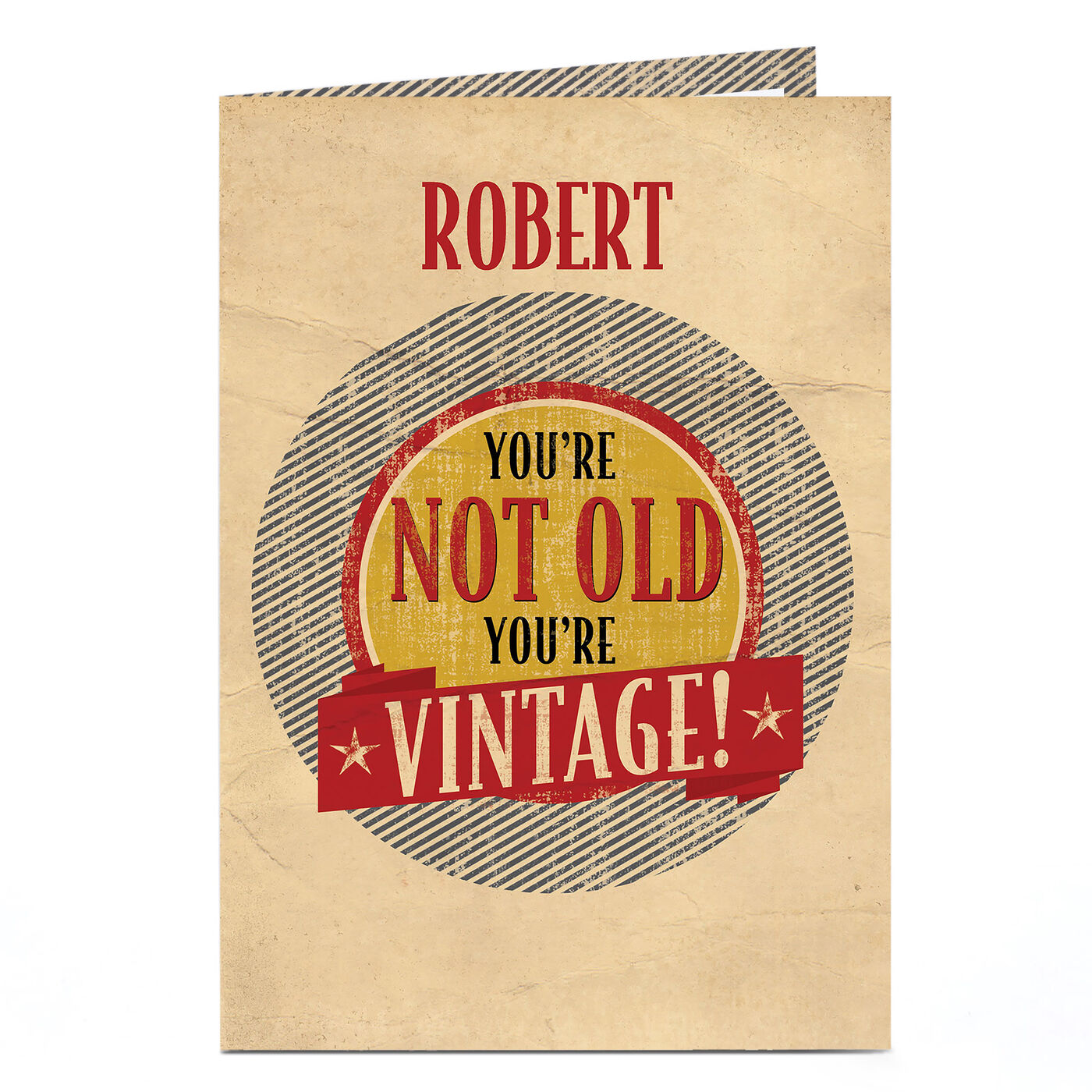 Buy Personalised Birthday Card - You're Not Old You're Vintage for GBP ...