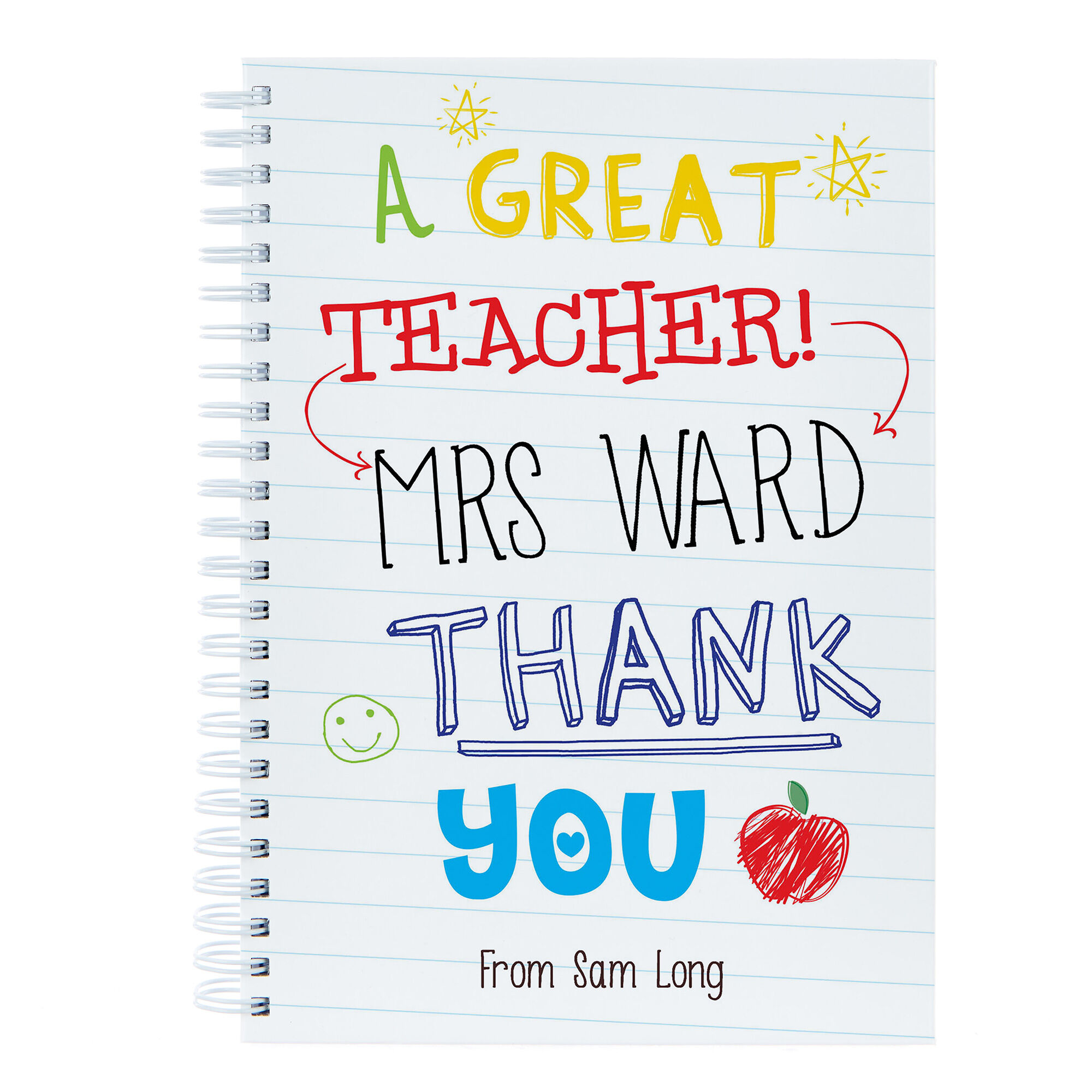 Thank You Teacher Gifts Personalised Print Best Teacher Leaving