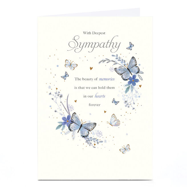 Personalised Sympathy Card - The Beauty of Memories