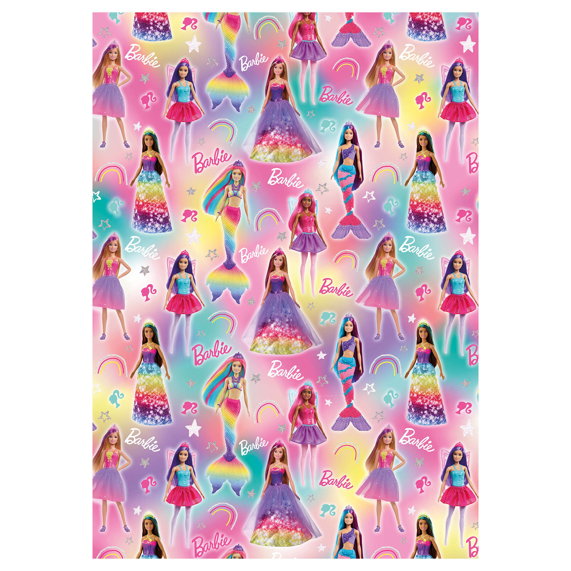 Barbie wrapping paper near me sale