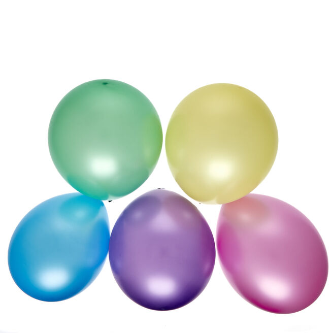 Pastel Coloured Latex Balloons - Pack of 25
