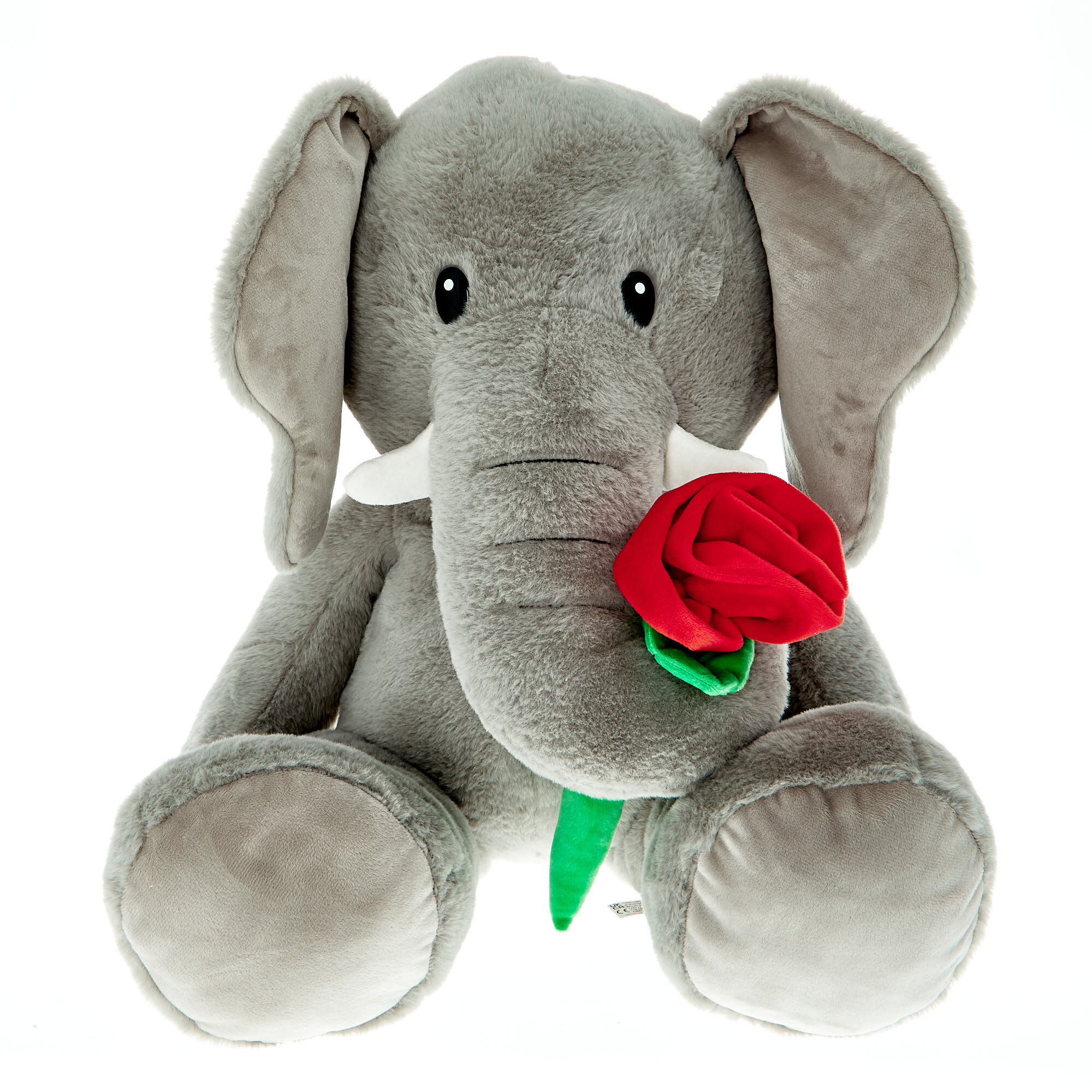 Buy Large Elephant With Rose Soft Toy for GBP 14.99 Card Factory UK