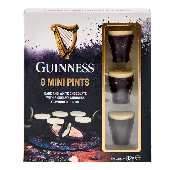 Guinness Mini Milk & White Chocolate Pints