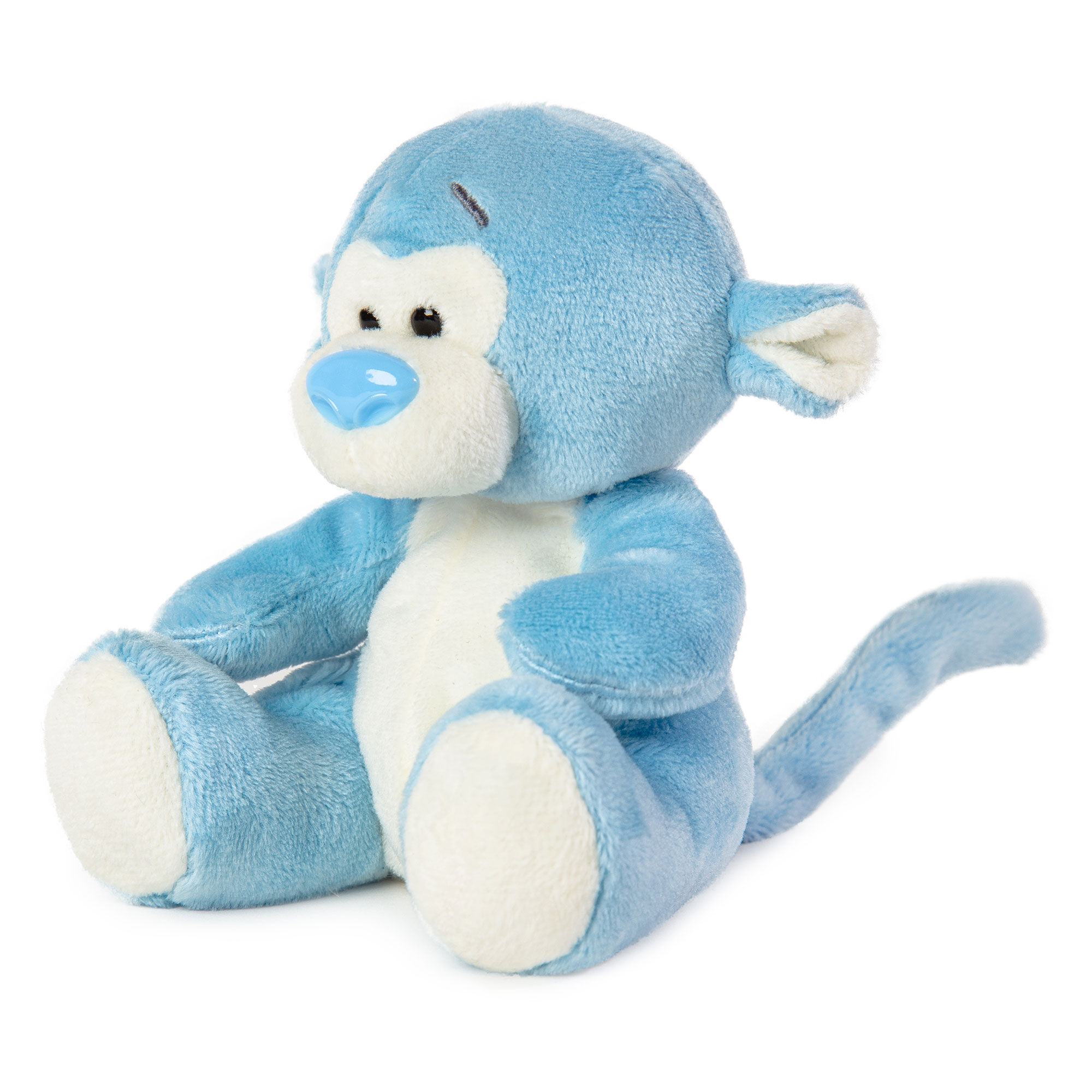 Blue monkey soft best sale toy