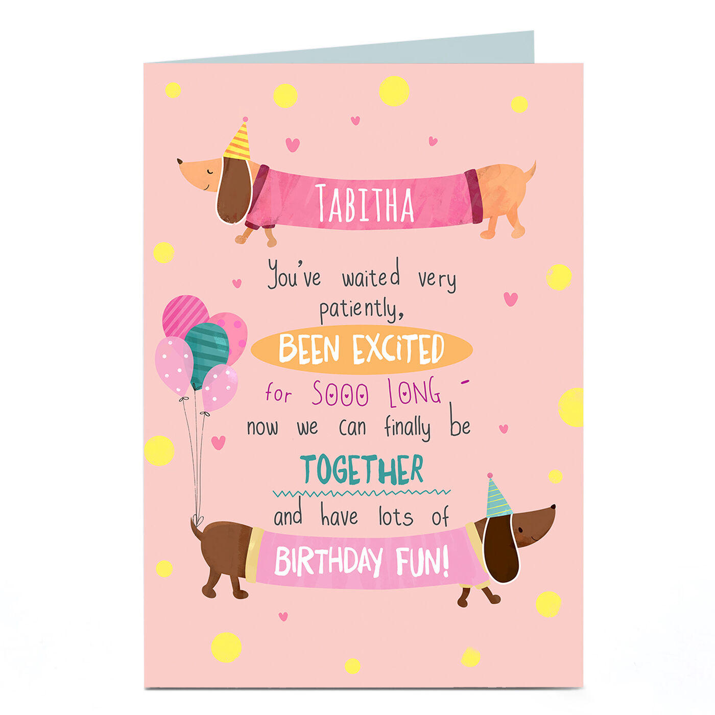Buy Personalised Covid Birthday Card - Waited Very Patiently for GBP 1. ...