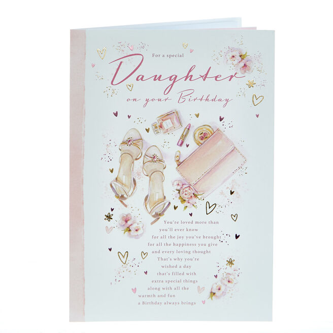 Birthday Card - Daughter Bag & Shoes