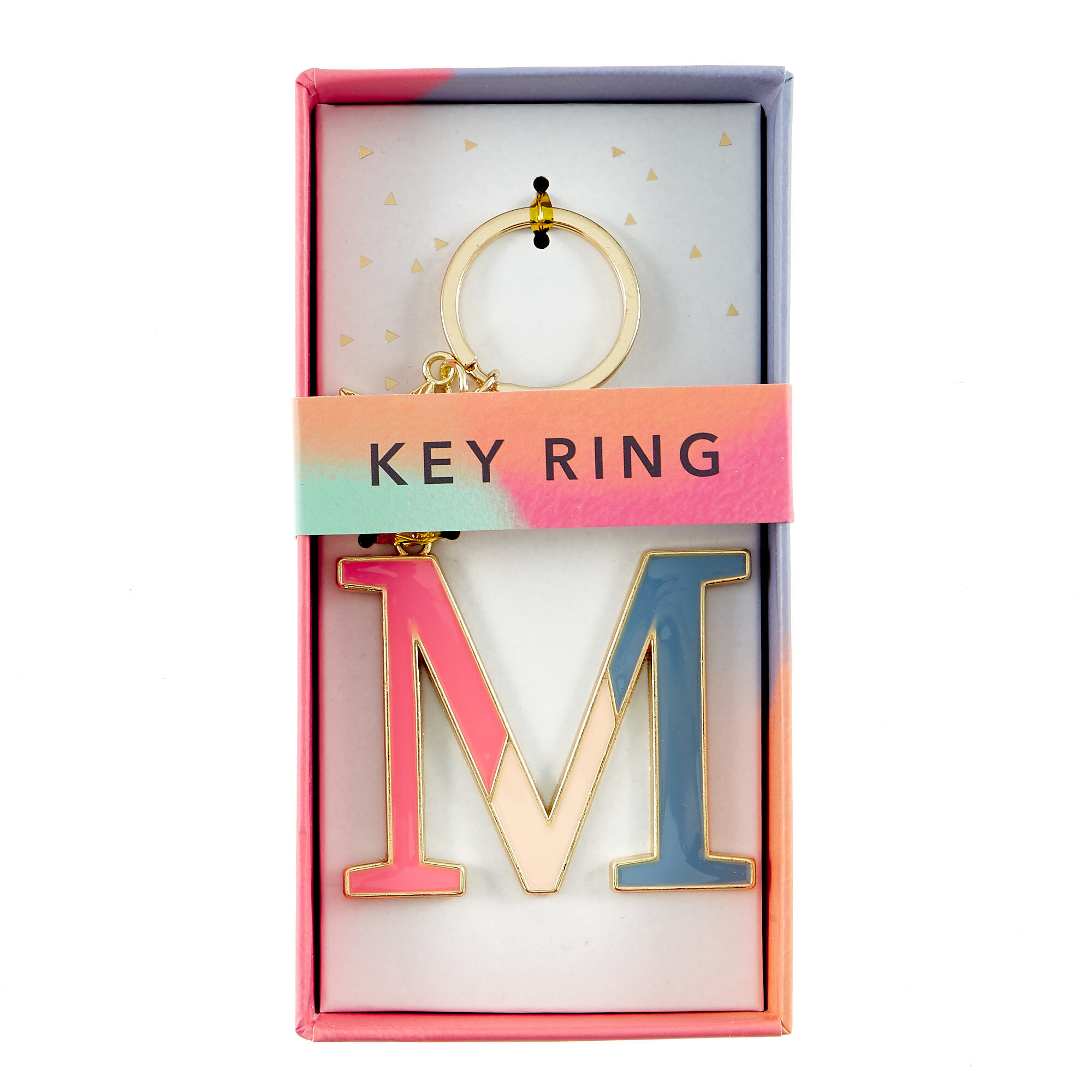 Letter hot sale m keyring