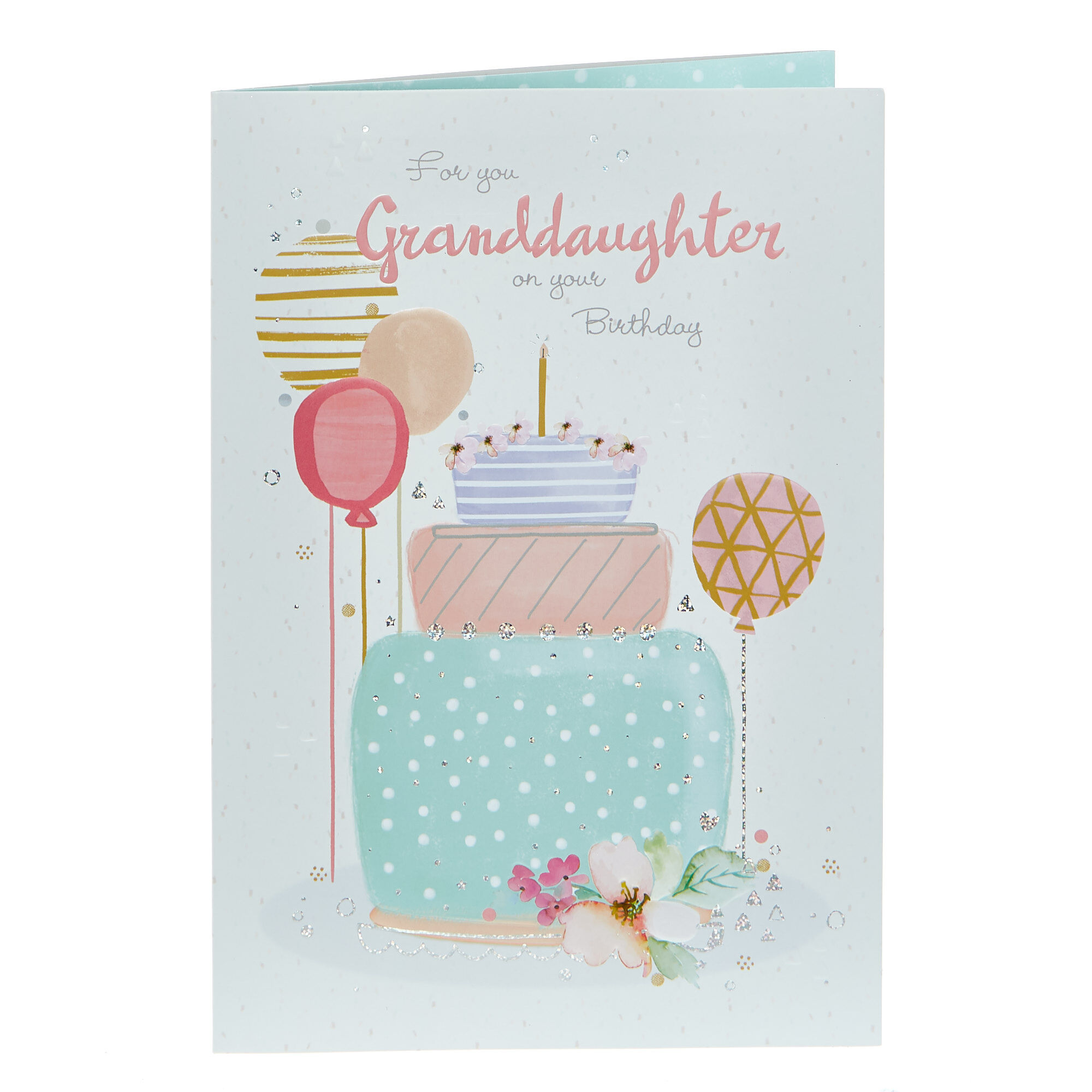Birthday Cake Cards for Granddaughter | Birthday & Greeting Cards by Davia  - Free eCards