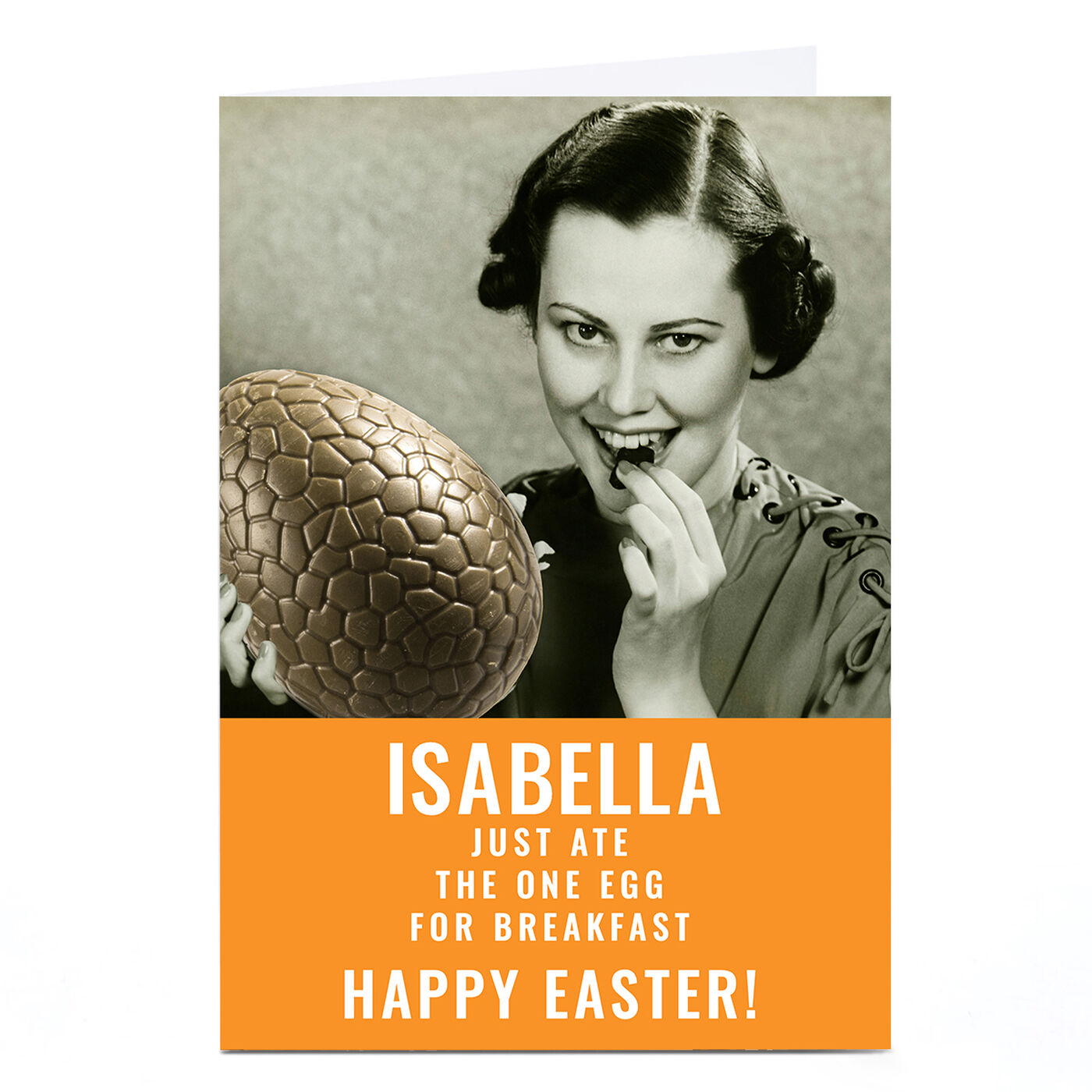 Buy Personalised Easter Card - Just The One Egg for GBP 1.79 | Card ...