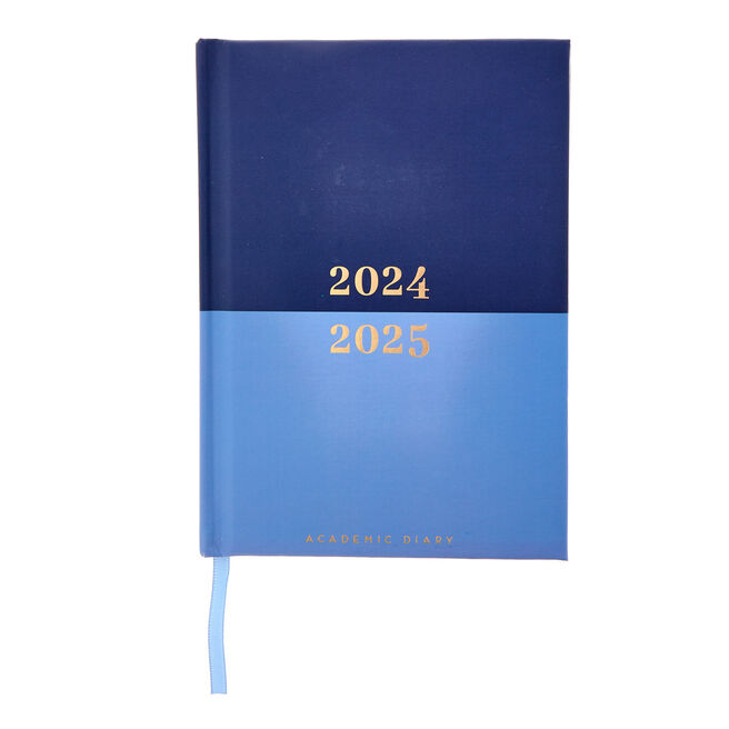 A6 Blue Academic Diary 2024/25