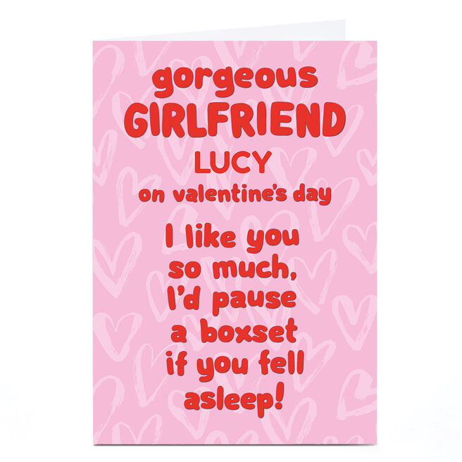Personalised Shout! Valentine's Day Card - Girlfriend Boxset