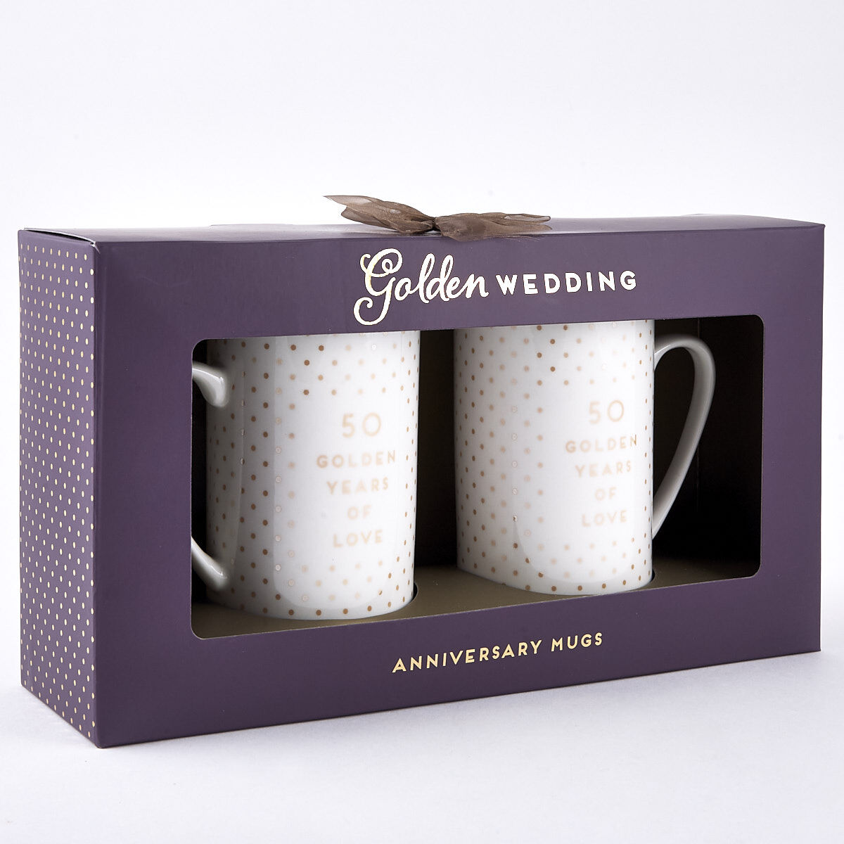 Buy Golden Wedding 50th Anniversary Mugs for GBP 5.99 | Card