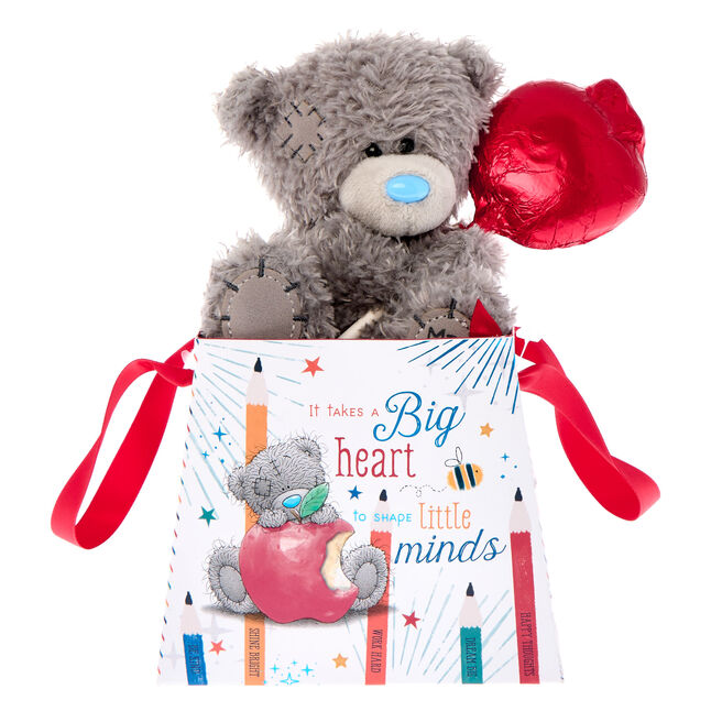 Big Heart Little Minds Me To You Tatty Teddy Bear & Chocolate Lollipop 
