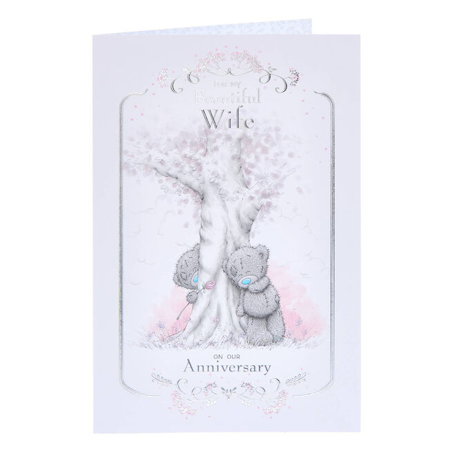 Me To You Tatty Teddy Beautiful Wife Anniversary Card