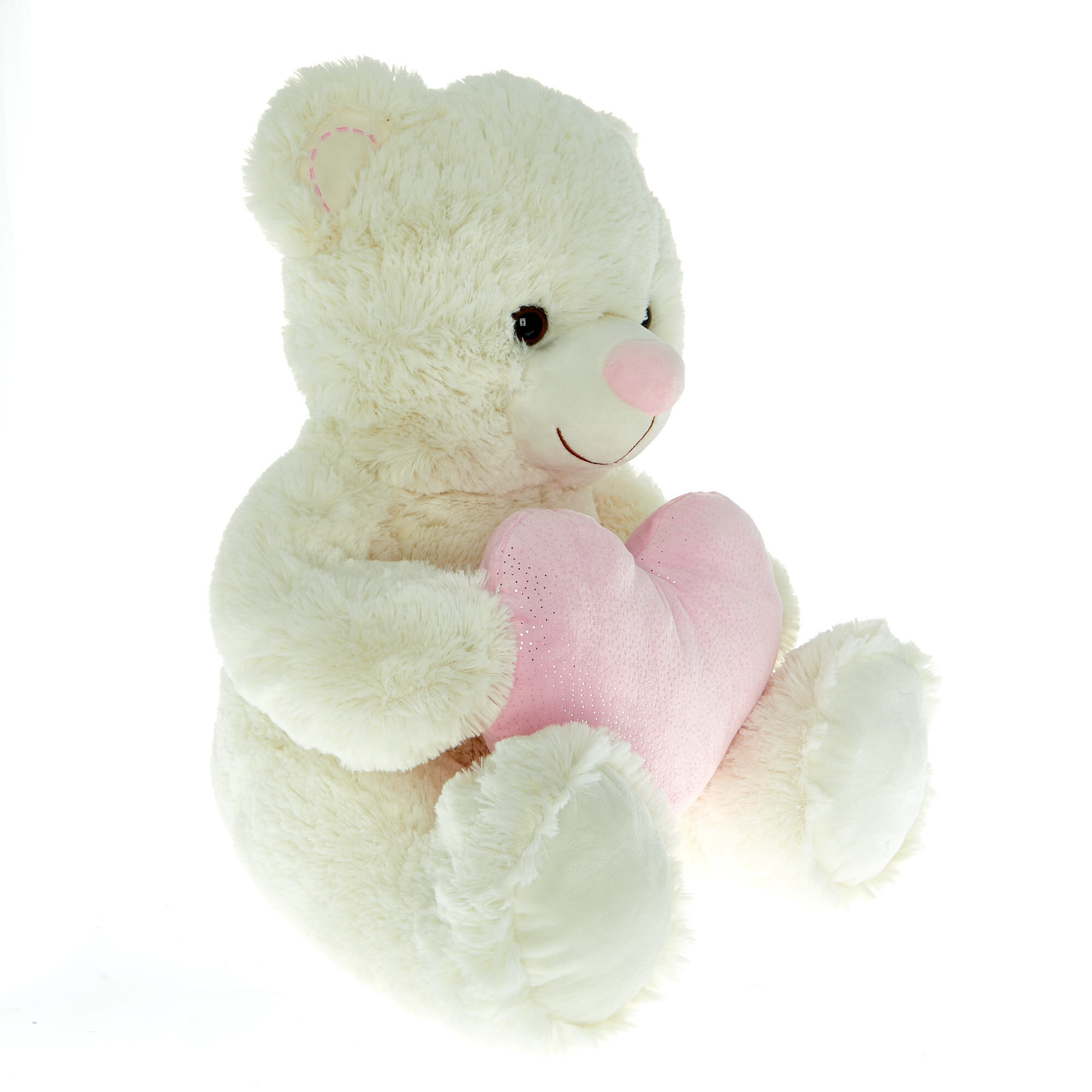 Buy Large Bear With Heart Soft Toy for GBP 14.99 Card Factory UK