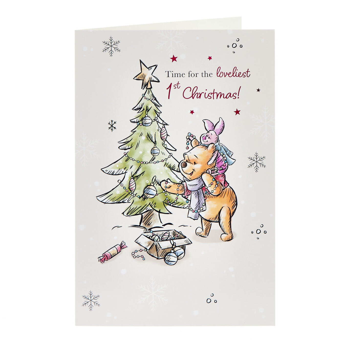 Buy Winnie The Pooh Baby's 1st Christmas Card for GBP 1.49 Card