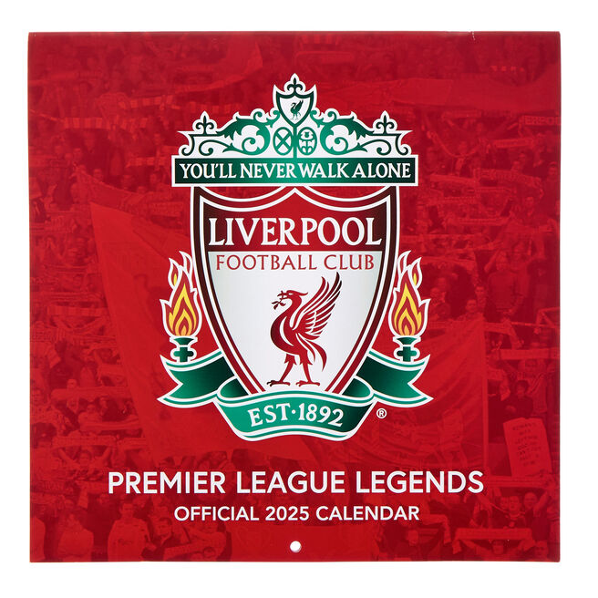 Liverpool Football Club 2025 Square Calendar