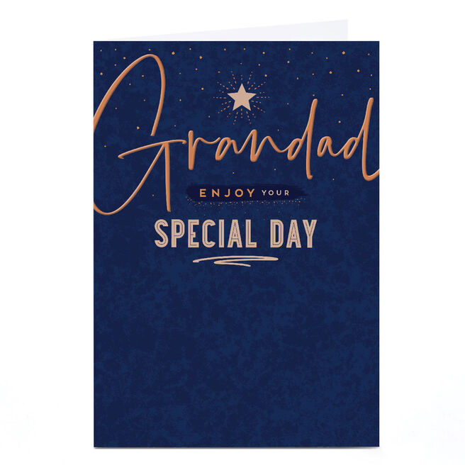 Personalised Birthday Card - Grandad Enjoy Your Special Day