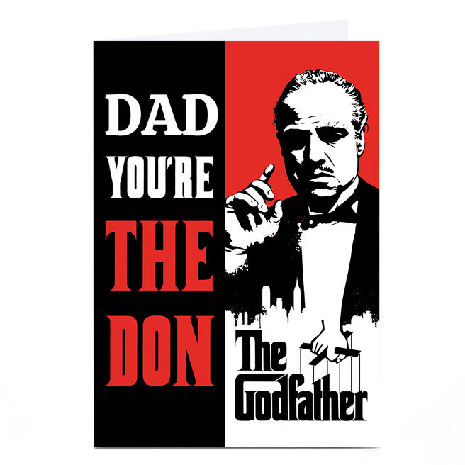 Personalised The Godfather Birthday Card - You're the Don