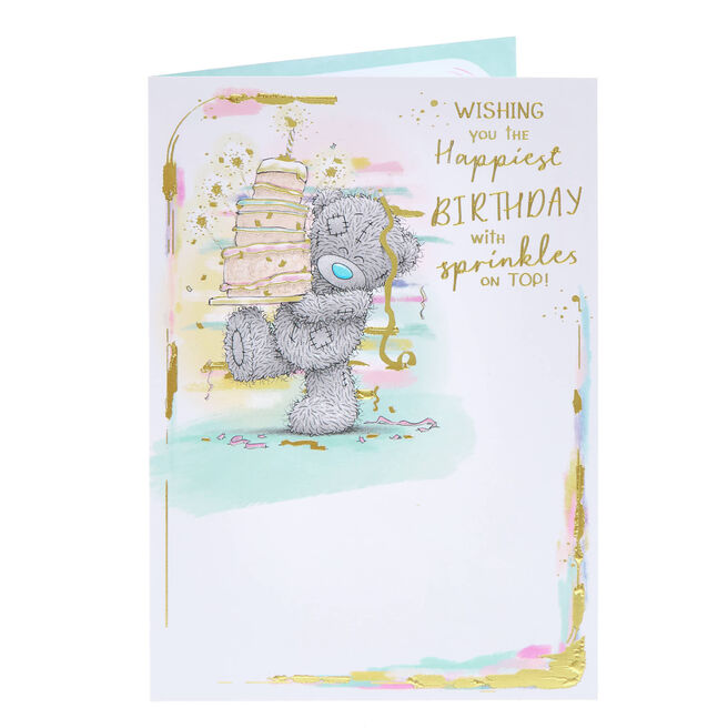 Me To You Tatty Teddy Sprinkles On Top Birthday Card