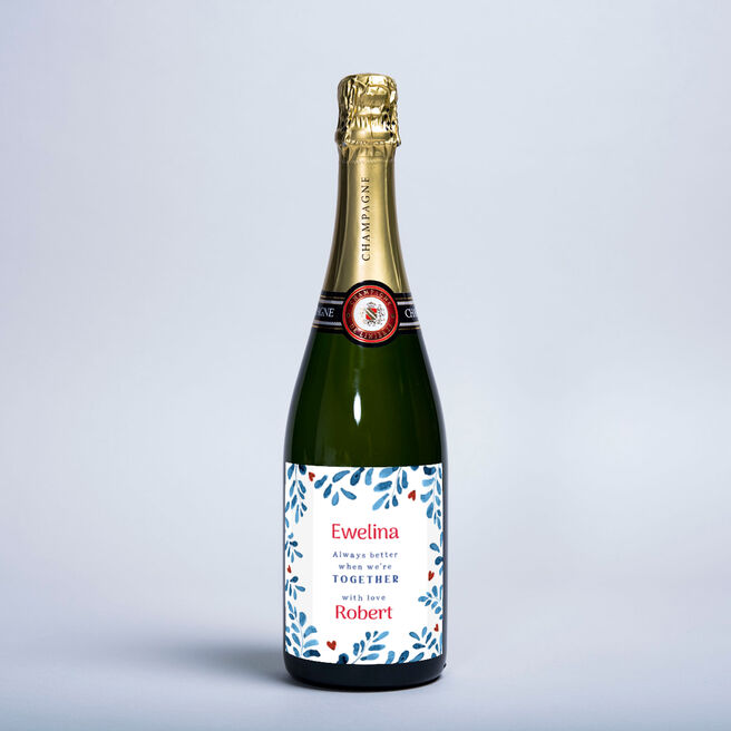 Luxury Personalised Champagne - Always Better Together