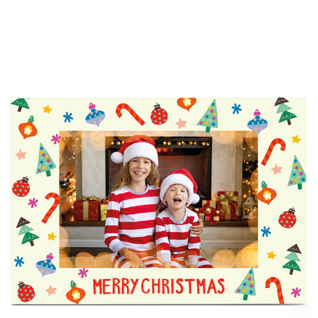 Photo Kerry Spurling Christmas Card - Christmas Icons Border