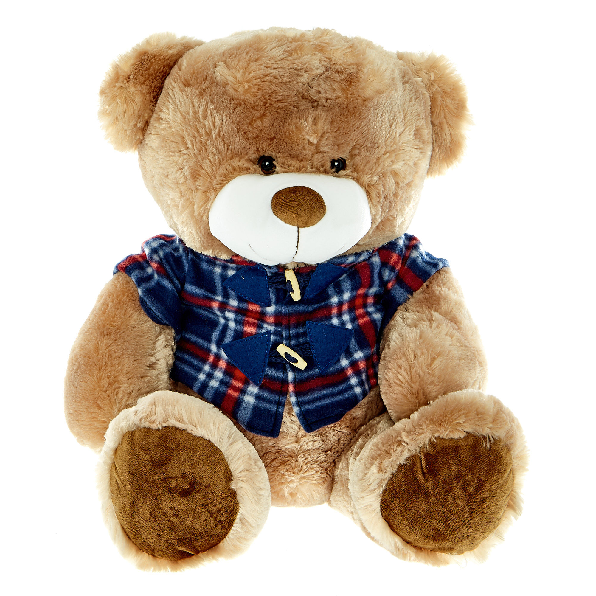 Buy Large Bear in Duffle Coat Soft Toy for GBP 9.99 Card Factory UK