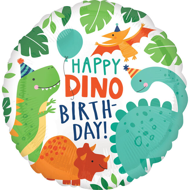 Dino-Mite Party 18-Inch Foil Helium Balloon