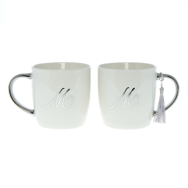 Mrs & Mrs Twin Mug Gift Set