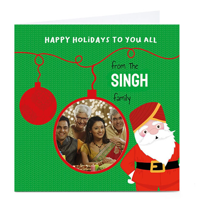 Photo Roshah Designs Christmas Card - Happy Holidays