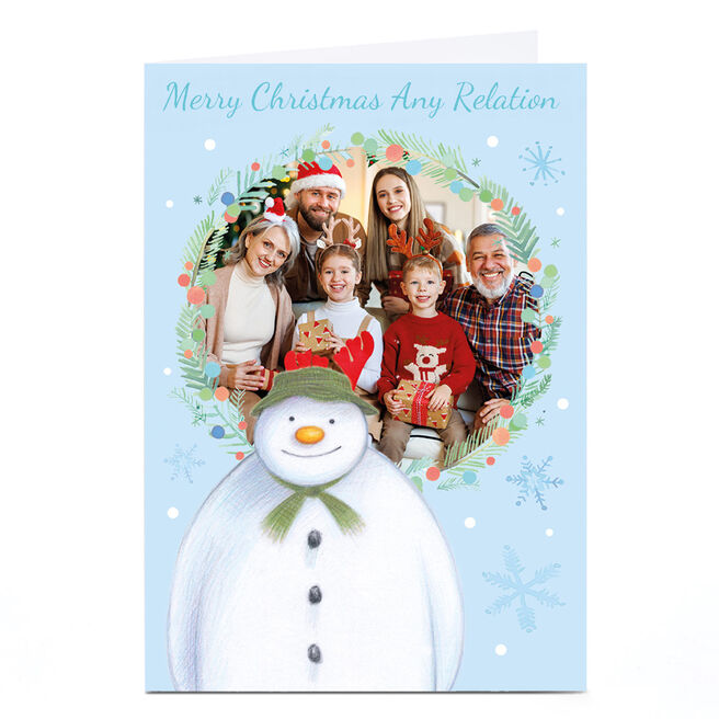 Photo The Snowman Christmas Card - Merry Christmas, Any Relation