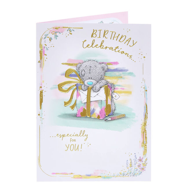 Me To You Tatty Teddy Celebrations Birthday Card