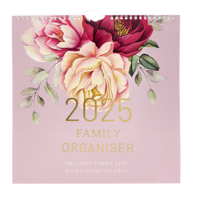 Floral Family Organiser 2025