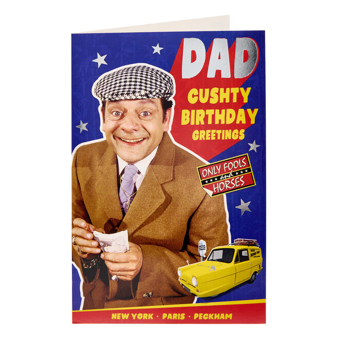 Dad Cushty Only Fools & Horses Birthday Card