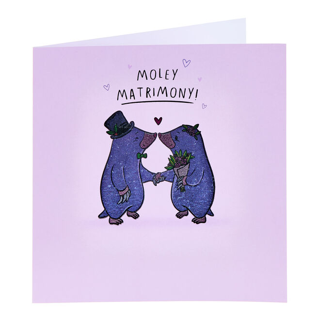 Moley Matrimony Wedding Card