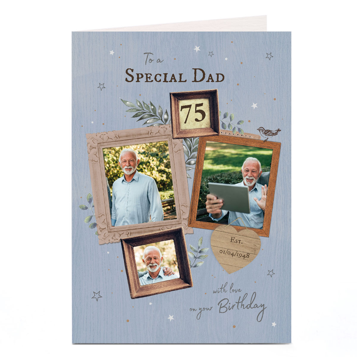 75th birthday gifts for best sale dad uk