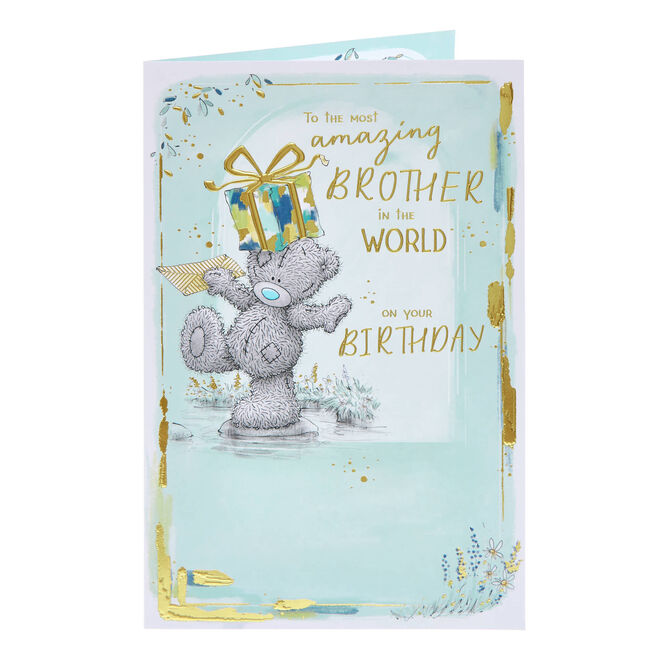 Me To You Tatty Teddy Amazing Brother Birthday Card