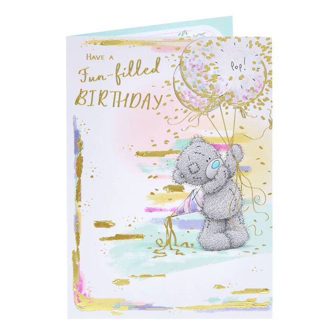 Me To You Tatty Teddy Fun Filled Birthday Card