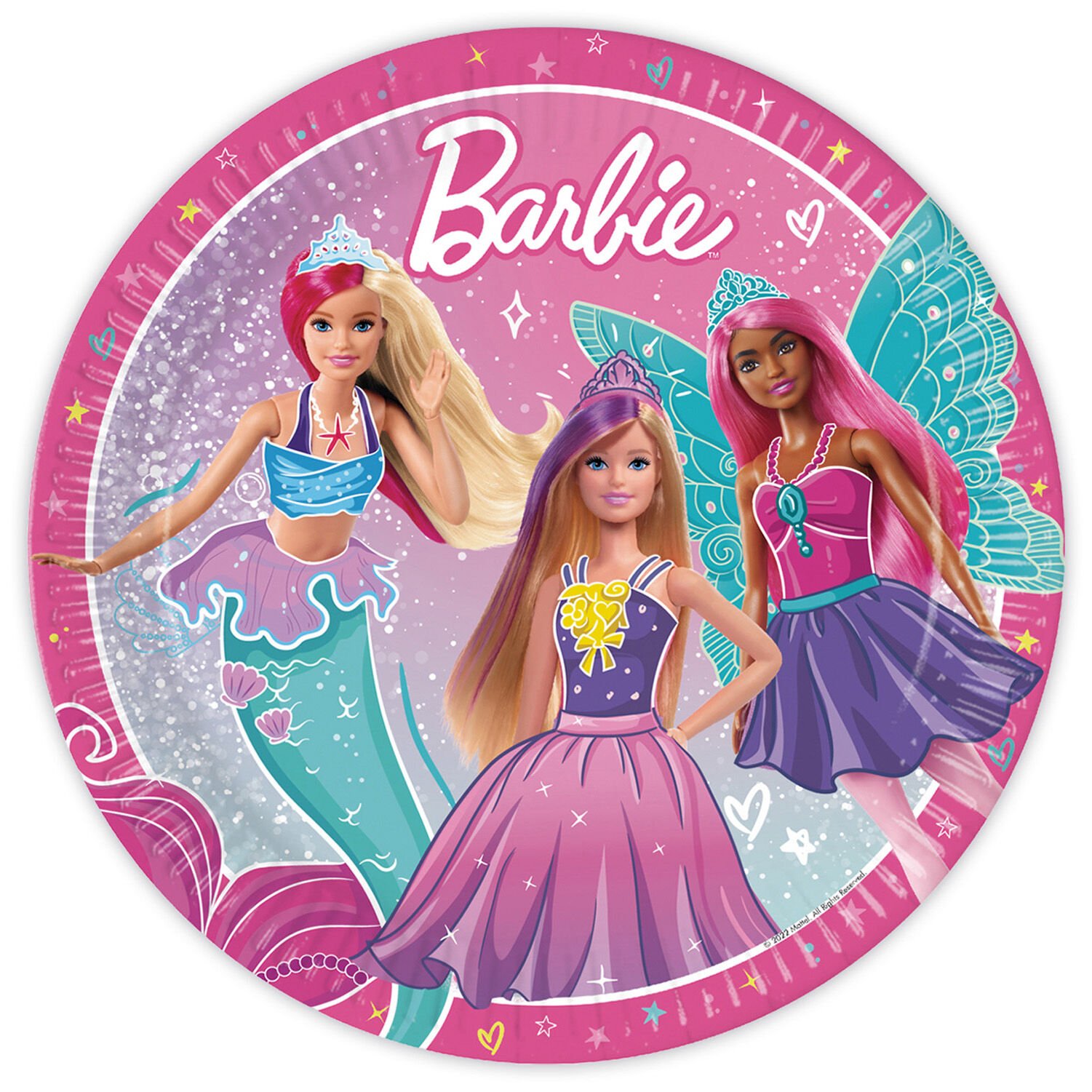 Buy Barbie Birthday Party Tableware Decorations Bundle 16