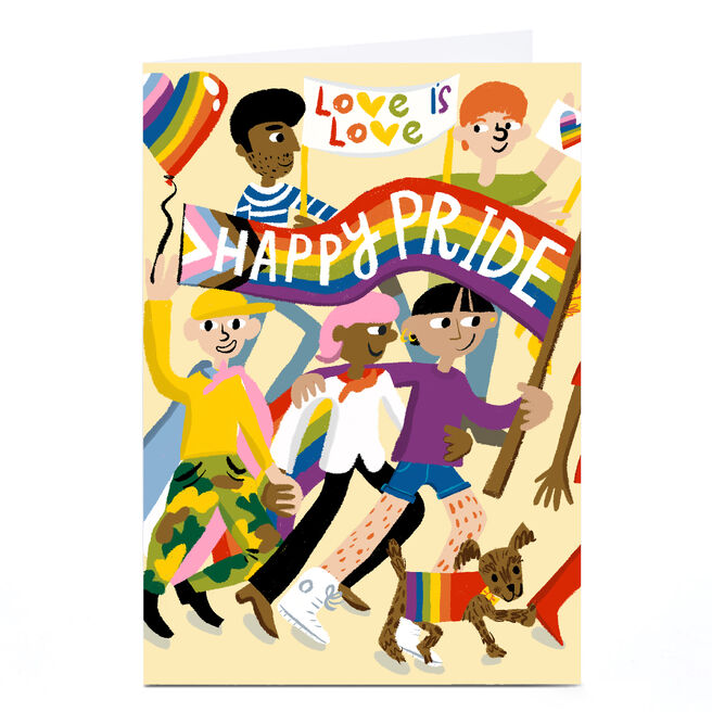Personalised Stevie Studio Pride Card - Happy Pride 